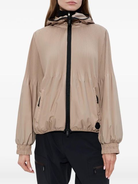Moncler logo-patch jacket - Neutrals