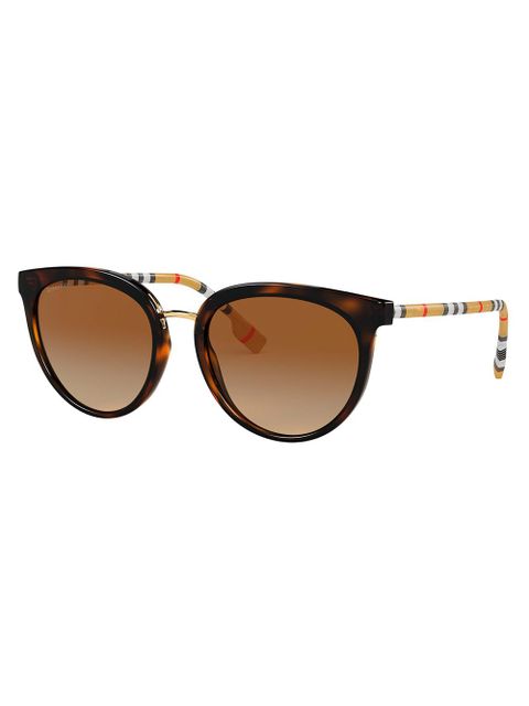 Burberry Eyewear Willow pantos-frame sunglasses - Brown - zdjęcie produktu nr 2