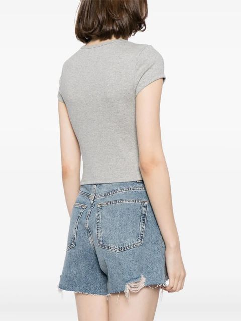 Reformation Muse organic-cotton T-shirt - Grey