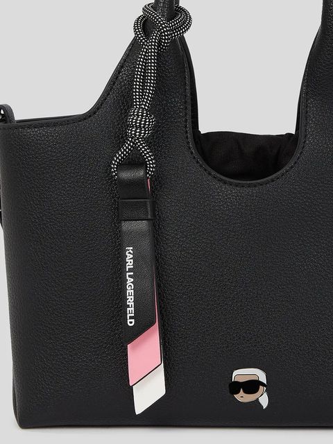 Karl Lagerfeld torebka IKON GRAINY kolor czarny A3W30098