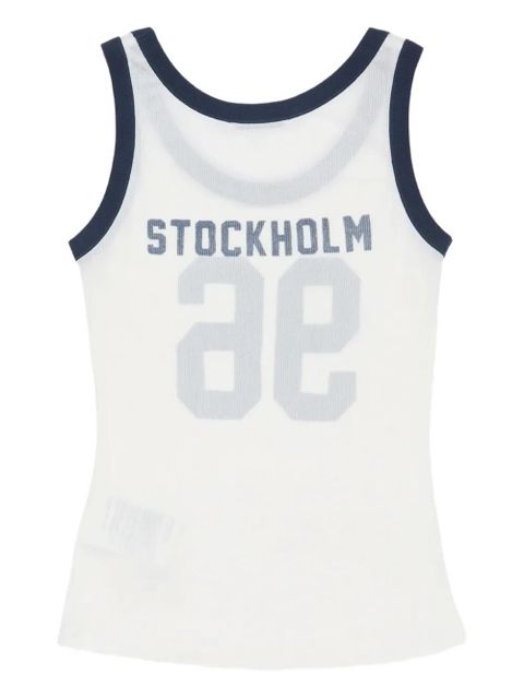 Acne Studios sleeveless tank top - White - zdjęcie produktu nr 1