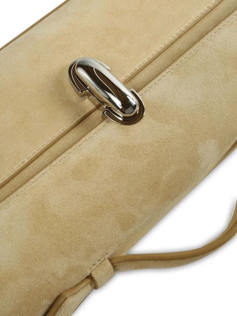 Savette Symmetry suede shoulder bag - Neutrals