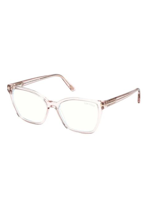 TOM FORD Eyewear rectangle-frame glasses - Pink - zdjęcie produktu nr 2
