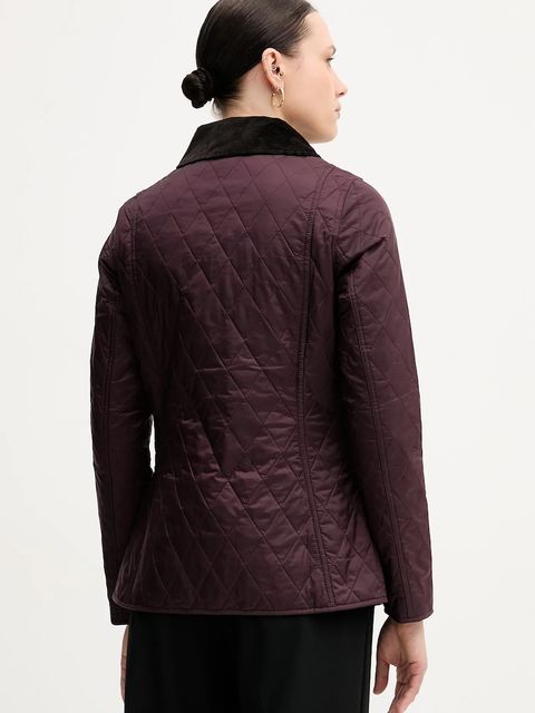 Barbour kurtka ANNANDALE damska kolor bordowy LQU0475