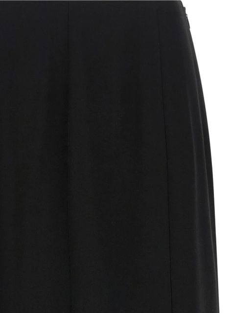 Valentino Garavani asymmetrical silk skirt - Black