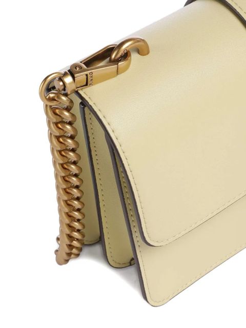 PINKO Love One birds hardware shoulder bag - Neutrals