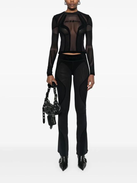 MISBHV flocked mesh T-shirt - Black