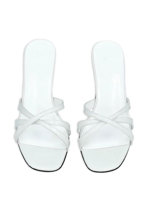 BY FAR Julie criss-cross sandals - White - zdjęcie produktu nr 2