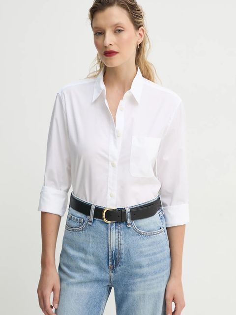 Rag & Bone koszula bawełniana damska kolor biały regular z kołnierzykiem klasycznym WAW22PA050PO50 - zdjęcie produktu nr 1