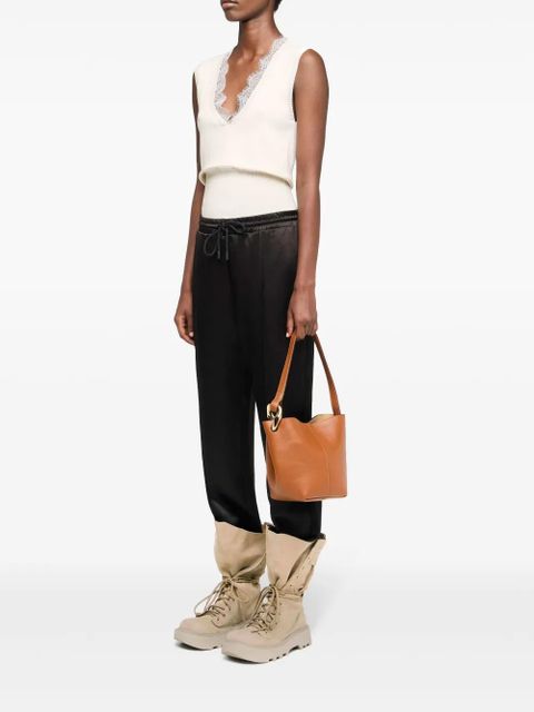 JW Anderson drawstring-waist trousers - Black - zdjęcie produktu nr 2