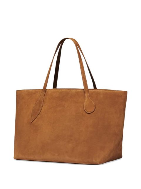 Liffner Rhum Sprout calf suede tote bag - Brown