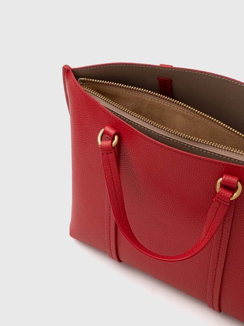 Pinko torebka skórzana kolor czerwony 102833.A1LF