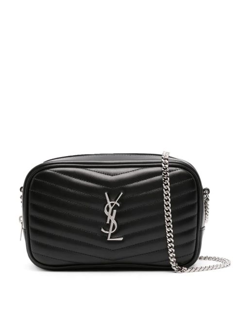Saint Laurent Lou leather mini bag - Black - zdjęcie produktu nr 1