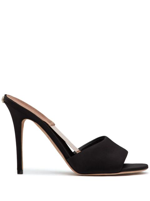 Valentino Garavani 105mm Nite-Out satin sandals - Black - zdjęcie produktu nr 1