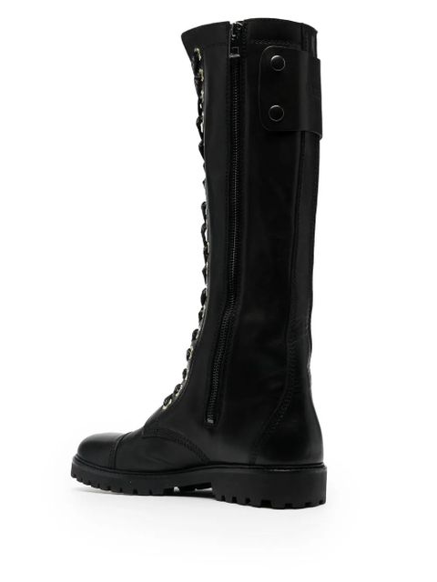 Zadig&Voltaire knee-high leather boots - Black