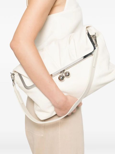 Weekend Max Mara Wkaslalom frame chain shoulder bag - White - zdjęcie produktu nr 2