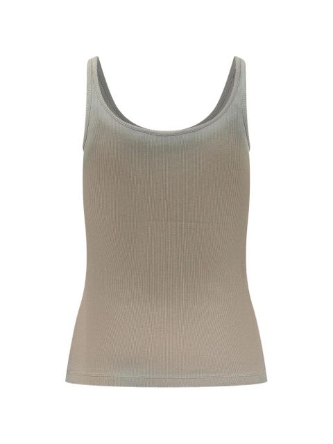 Off-White ribbed tank top - Neutrals - zdjęcie produktu nr 2