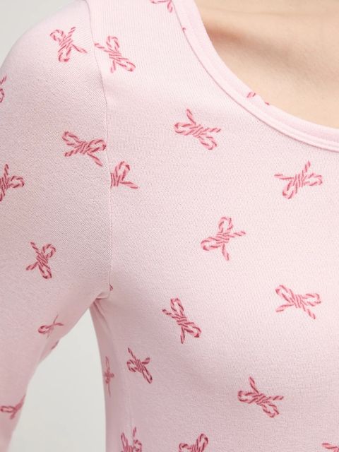 Hollister Co. piżama damska kolor różowy KI346-5099-629