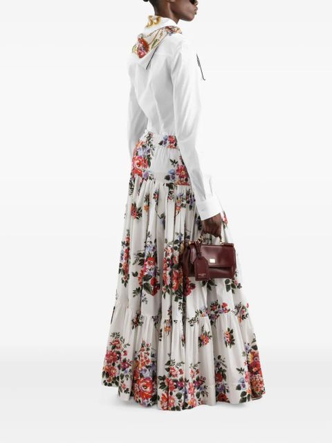 Dolce & Gabbana poplin top - White