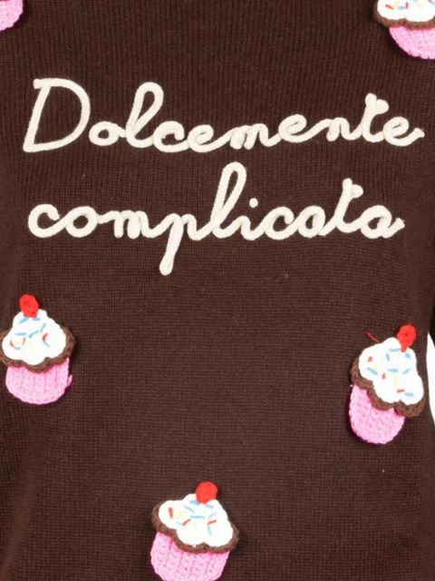 MC2 Saint Barth cupcake crew neck sweater - Brown - zdjęcie produktu nr 2