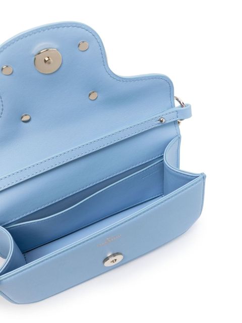 Valentino Garavani Locò leather shoulder bag - Blue
