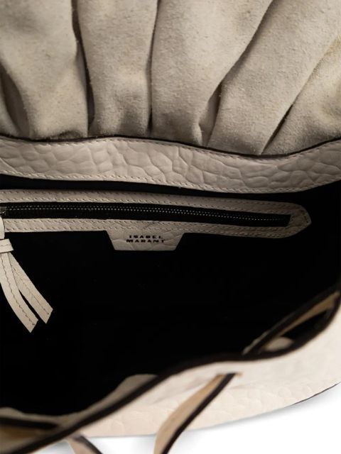 ISABEL MARANT Bolton leather shoulder bag - Neutrals