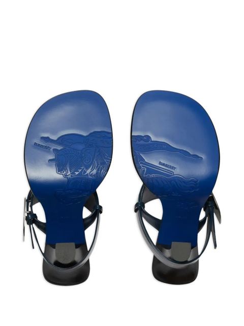 Burberry leather Bay sandals - Blue