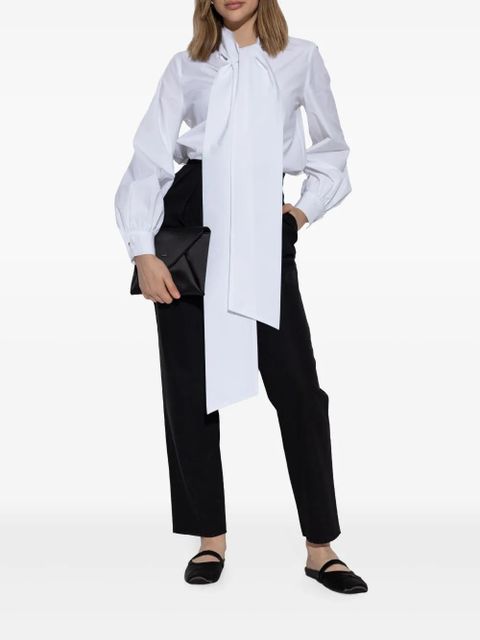 Max Mara bow-tie shirt - White - zdjęcie produktu nr 2