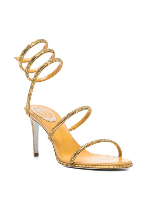 René Caovilla Cleo embellished sandals - Yellow - zdjęcie produktu nr 2