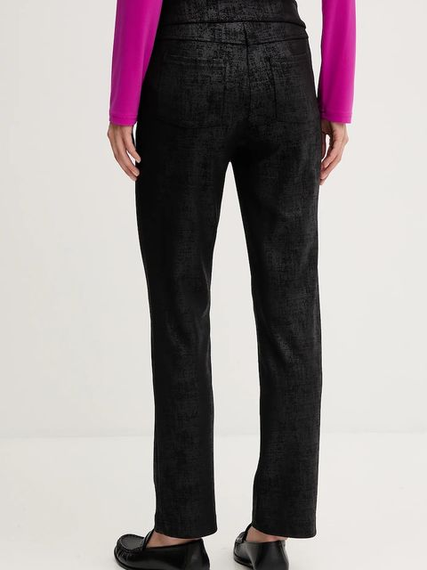 Joseph Ribkoff spodnie damskie kolor czarny proste medium waist 253000