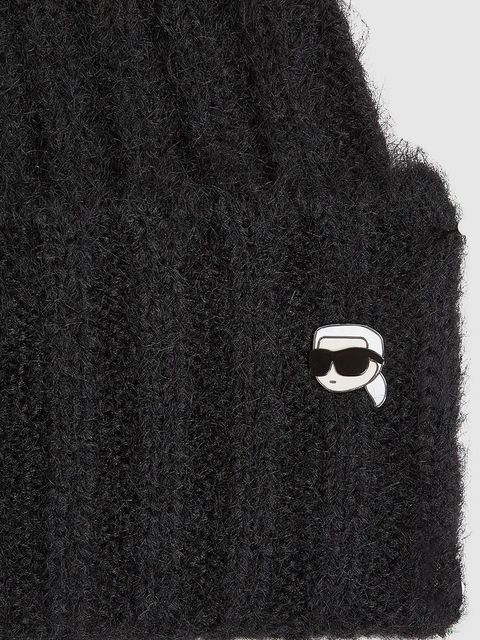 Karl Lagerfeld czapka IKON kolor czarny A4W33108