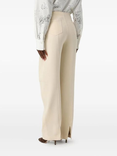 ETRO zip-pockets high-waisted trousers - Neutrals