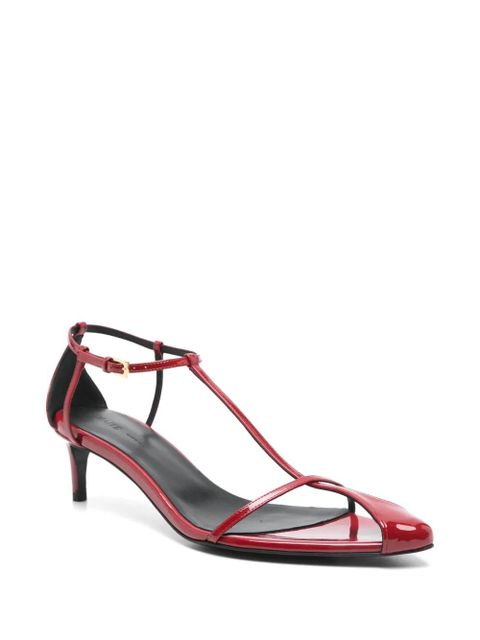 KHAITE 45mm Bella sandals - Red