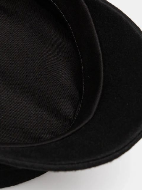 Ruslan Baginskiy kaszkiet wełniany kolor czarny KPC033-W-MRB