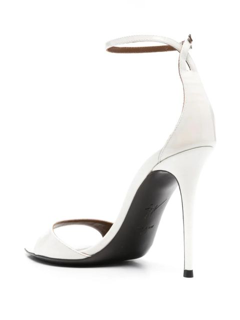 Giuseppe Zanotti 105mm Intriigo Strap sandals - White