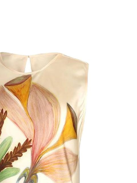 Ulla Johnson Gaea floral midi dress - Neutrals - zdjęcie produktu nr 2