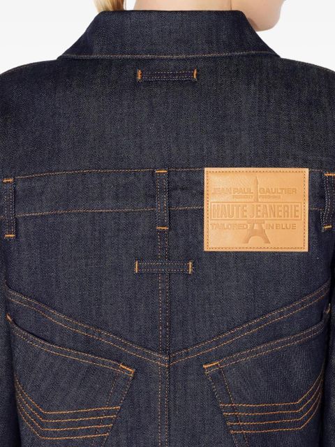 Jean Paul Gaultier Inverted denim jacket - Blue