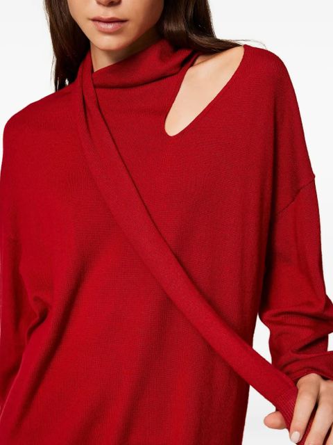 TWINSET cut-out mini dress - Red