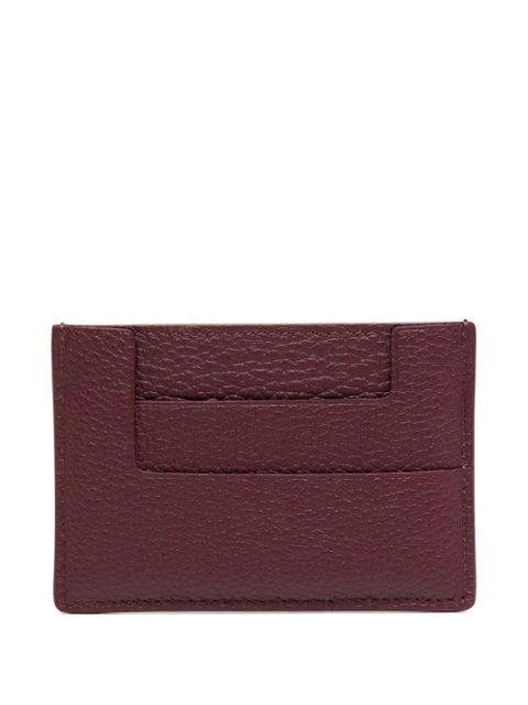 TOM FORD logo-plaque card holder - Red - zdjęcie produktu nr 2