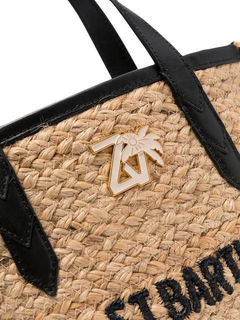 Zadig&Voltaire ZV Initiale woven tote bag - Neutrals