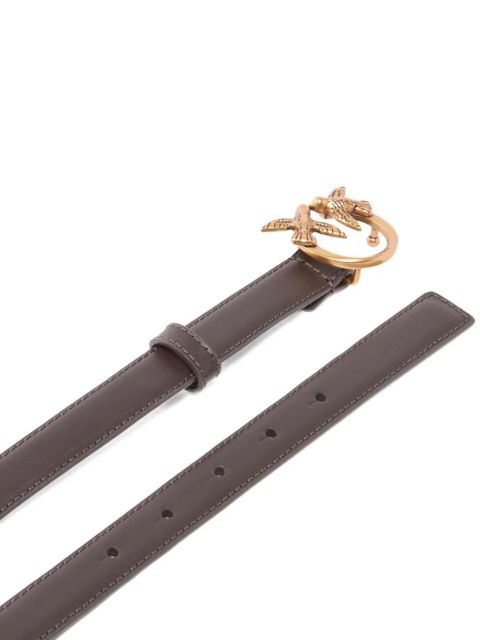 PINKO bird-buckle leather belt - Brown