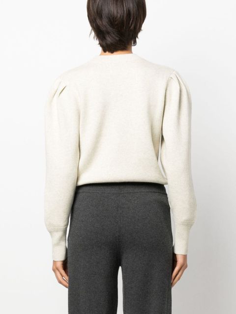MARANT ÉTOILE Kelaya logo-embroidered jumper - Neutrals