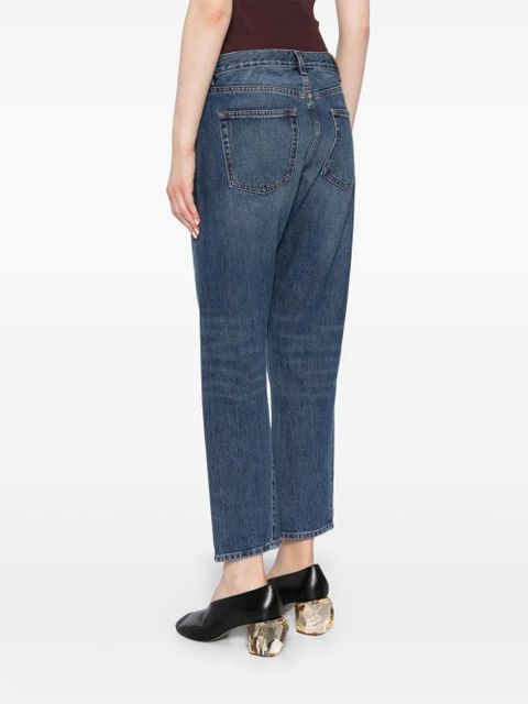 TOTEME twisted-seam straight-leg jeans - Blue
