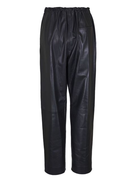 KHAITE leather trousers - Black - zdjęcie produktu nr 2