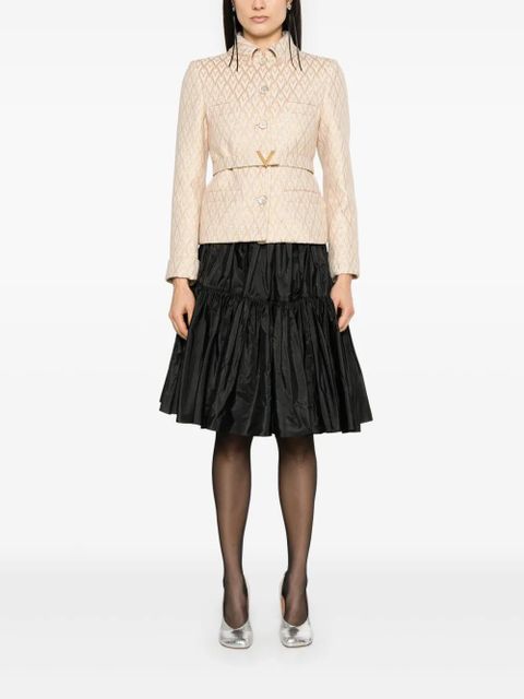 Valentino Garavani taffeta silk skirt - Black - zdjęcie produktu nr 2