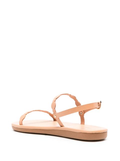Ancient Greek Sandals Orion flat leather sandals - Neutrals