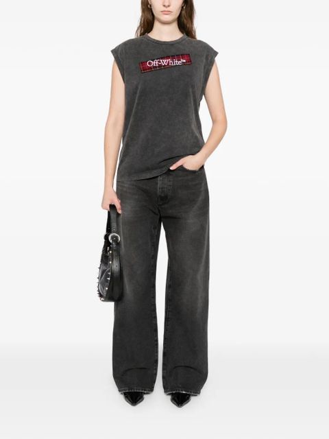 Off-White logo patched bookish T-shirt - Grey - zdjęcie produktu nr 2