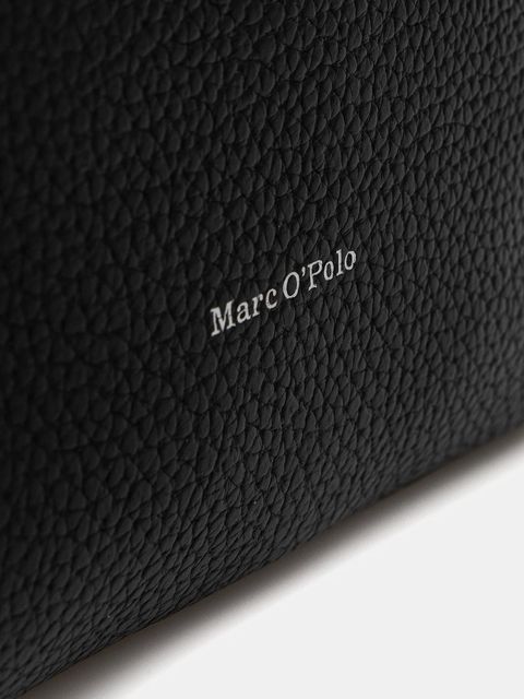 Marc O'Polo torebka skórzana kolor czarny 5000009282