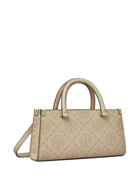 Tory Burch small T Monogram tote bag - Neutrals