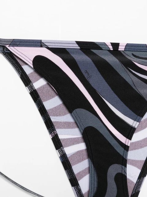 PUCCI abstract-print bikini bottom - Black